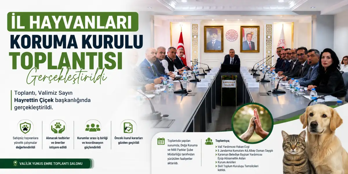 İl Hayvanları Koruma Kurulu Toplandı