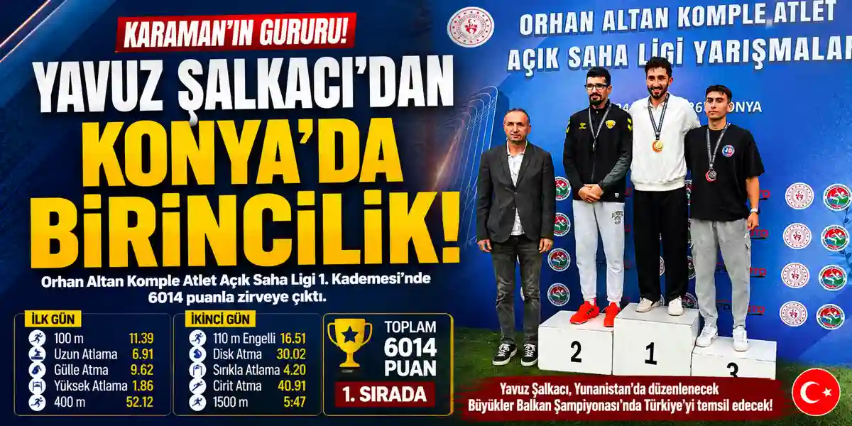 Yavuz Şalkacı Konya&rsquo;da Zirvede
